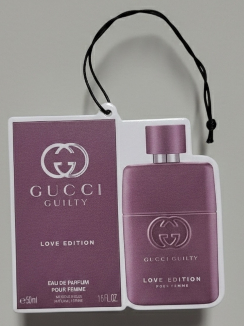 NWT Gucci Guilty Luxury Fragrance Car Air Freshener